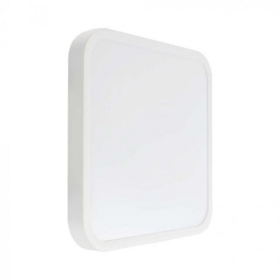 Plafoniera LED patrata 24W rama alba IP44