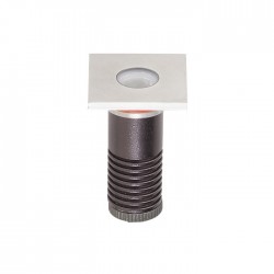 Spot LED etans 1W XGROUND patrat cu montaj ingropat in pardoseala