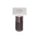 Spot LED etans 1W XGROUND patrat cu montaj ingropat in pardoseala