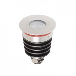 Spot LED etans 3W XGROUND rotund cu montaj ingropat in pardoseala UGR<7