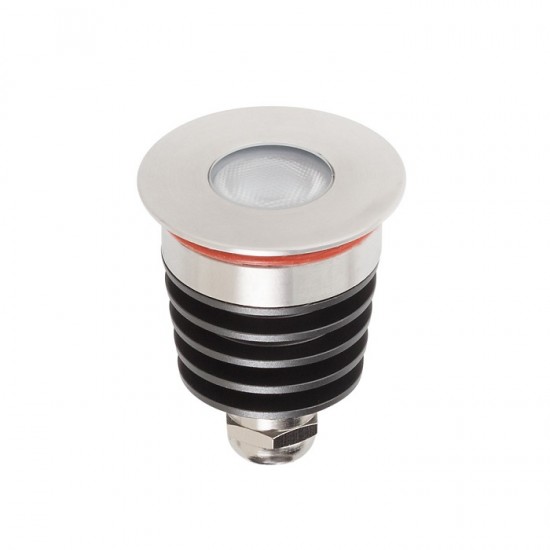Spot LED etans 3W XGROUND rotund cu montaj ingropat in pardoseala UGR<7