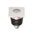 Spot LED etans 3W XGROUND patrat cu montaj ingropat in pardoseala UGR<7