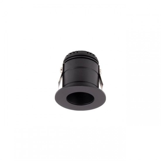 Spot LED 3W rotund XKEEP 36mm corp negru 30 grade CRI90 UGR<16 IP20