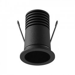 Spot LED 2W 3V DC rotund XNANO 19mm corp negru 36 grade CRI92 lumina calda IP44