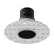 Spot LED 2W 3V DC rotund trimless XNANO 30mm corp negru 36 grade CRI92 lumina calda IP44