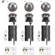 Spot LED etans 3W XROUTE unidirectional rotund cu montaj ingropat in pardoseala lumina calda 24V DC CRI90 IK08 IP67