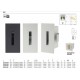 Spot LED XSIGN 3W incastrat in perete dreptunghiular alb sablat IP20