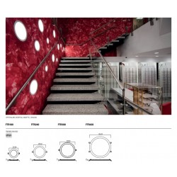 Spot LED 11W XFLAT rotund 180mm IP40