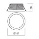 Spot LED etans 21W XCLASS rotund 160mm