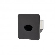 Spot LED XCROSS 3W incastrat in perete patrat alb negru CRI95 IP20