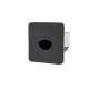 Spot LED XCROSS 3W incastrat in perete patrat alb negru CRI95 IP20