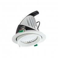 Spot LED 42W rotund orientabil XDOWN alb 188mm 38 grade CRI90 UGR<16 IP20
