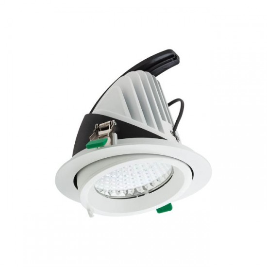 Spot LED 42W rotund orientabil XDOWN alb 188mm 38 grade CRI90 UGR<16 IP20