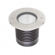 Spot LED etans 15W XGROUND rotund cu montaj ingropat in pardoseala UGR<16 IK09 IP67