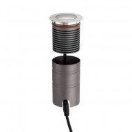 Spot LED etans 10W XGROUND rotund 3 grade cu montaj ingropat in pardoseala UGR<16 IK08 IP67