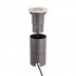 Spot LED etans 8W XGROUND rotund unghi reglabil 15-50 de grade cu montaj ingropat in pardoseala UGR<10 IK08 IP67