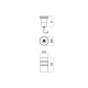 Spot LED etans 8W XGROUND rotund unghi reglabil 15-50 de grade cu montaj ingropat in pardoseala UGR<10 IK08 IP67