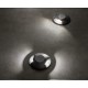 Spot LED etans 12W XPUCK 4 directii cu montaj aparent pentru pardoseala alb cald