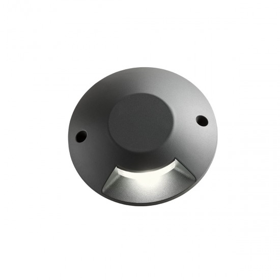 Spot LED etans 6W XPUCK unidirectional cu montaj aparent pentru pardoseala alb cald
