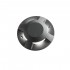 Spot LED etans 12W XPUCK 4 directii cu montaj aparent pentru pardoseala alb cald