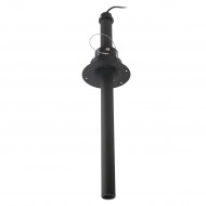Proiector LED 9W incastrat XVECTOR 50mm corp negru orientabil retractabil alb cald fara rama vizibila
