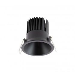 Spot LED 12W rotund XSPA 82mm corp negru alb 36 grade CRI90 UGR<13 IP44