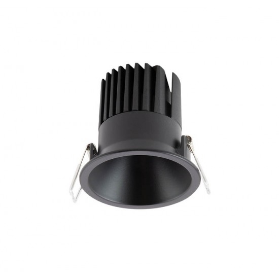 Spot LED 12W rotund XSPA 82mm corp negru alb 36 grade CRI90 UGR<13 IP44
