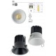 Spot LED 12W rotund XSPA 82mm corp negru alb 36 grade CRI90 UGR<13 IP44
