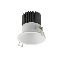 Spot LED 12W rotund XSPA 82mm corp negru alb 36 grade CRI90 UGR<13 IP44