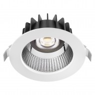 Spot LED 18W Rotund GEWISS ELIA AL reflector aluminiu Alb Neutru UGR<19