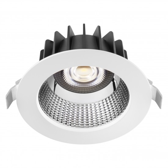 Spot LED 18W Rotund GEWISS ELIA AL reflector aluminiu Alb Neutru UGR<19