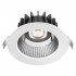 Spot LED 18W Rotund GEWISS ELIA AL reflector aluminiu Alb Neutru UGR<19