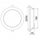 Spot LED 25W Rotund GEWISS ELIA DL Alb Neutru