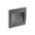 Spot LED WIRE 4W incastrat in perete patrat corp gri antracit lumina calda IP65