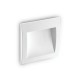 Spot LED WIRE 4W incastrat in perete patrat corp alb lumina calda IP65
