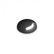 Spot LED etans 1.7W WAY unidirectional rotund cu montaj ingropat in pardoseala IK10 IP67 negru