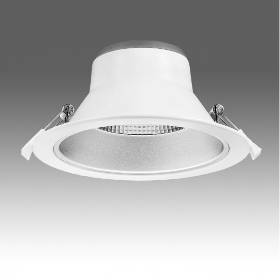 Spot LED 20W Rotund SCHRACK Segon Basic 60 de grade 3 in 1 Alb Cald,Neutru,Rece UGR<19