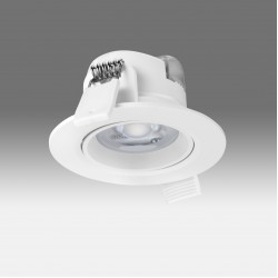 Spot LED 6.5W Rotund SCHRACK Piko Alb 40 de grade Alb Cald