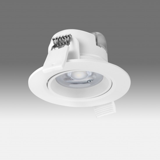 Spot LED 6.5W Rotund SCHRACK Piko Alb 40 de grade Alb Cald
