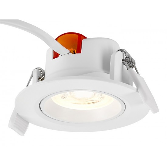 Spot LED 6.5W Rotund SCHRACK Piko Alb 40 de grade Alb Cald