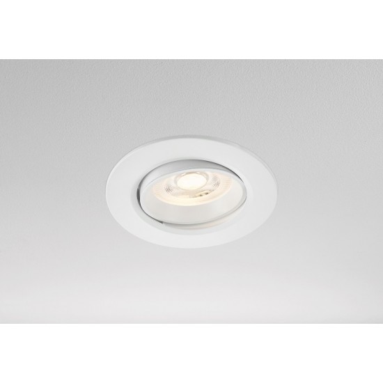 Spot LED 6.5W Rotund SCHRACK Piko Alb 40 de grade Alb Cald