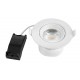 Spot LED dimabil 10W Rotund SCHRACK Piko Alb 40 de grade Alb Cald