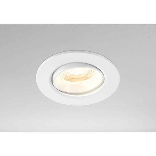 Spot LED dimabil 10W Rotund SCHRACK Piko Alb 40 de grade Alb Cald