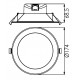 Spot LED 17W Rotund SCHRACK Segon Eco 90 de grade 3 in 1 lumina calda, neutra, rece