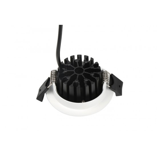 Spot LED dimabil 8W Punto Schrack rotund orientabil alb 80mm 36 grade IP65 IP20