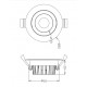 Spot LED dimabil 8W Punto Schrack rotund orientabil alb 80mm 36 grade IP65 IP20