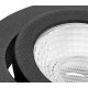 Spot LED dimabil 8W Punto Schrack rotund orientabil negru 80mm 36 grade IP65 IP20