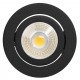 Spot LED dimabil 8W Punto Schrack rotund orientabil negru 80mm 36 grade IP65 IP20