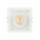 Spot LED 8W LEDVANCE orientabil patrat 90mm corp negru alb 36 grade IP20
