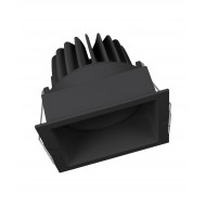 Spot LED 8W LEDVANCE orientabil patrat 90mm corp negru alb 36 grade IP20